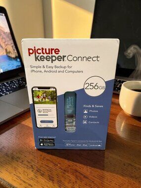 Picture Keeper Connect 256GB Backup for iPhone, Android, & Computers - NEW